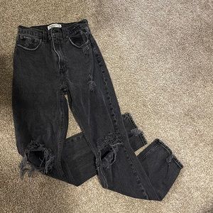 Abercrombie 90s Straight Black Jeans